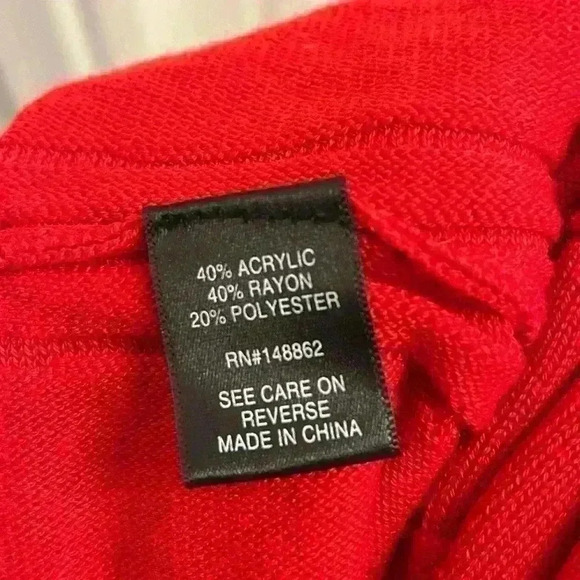 Torrid Red Ribbed Short Sleeve Sweater Dress - swing dress Women's Size 1 - Picture 6 of 6